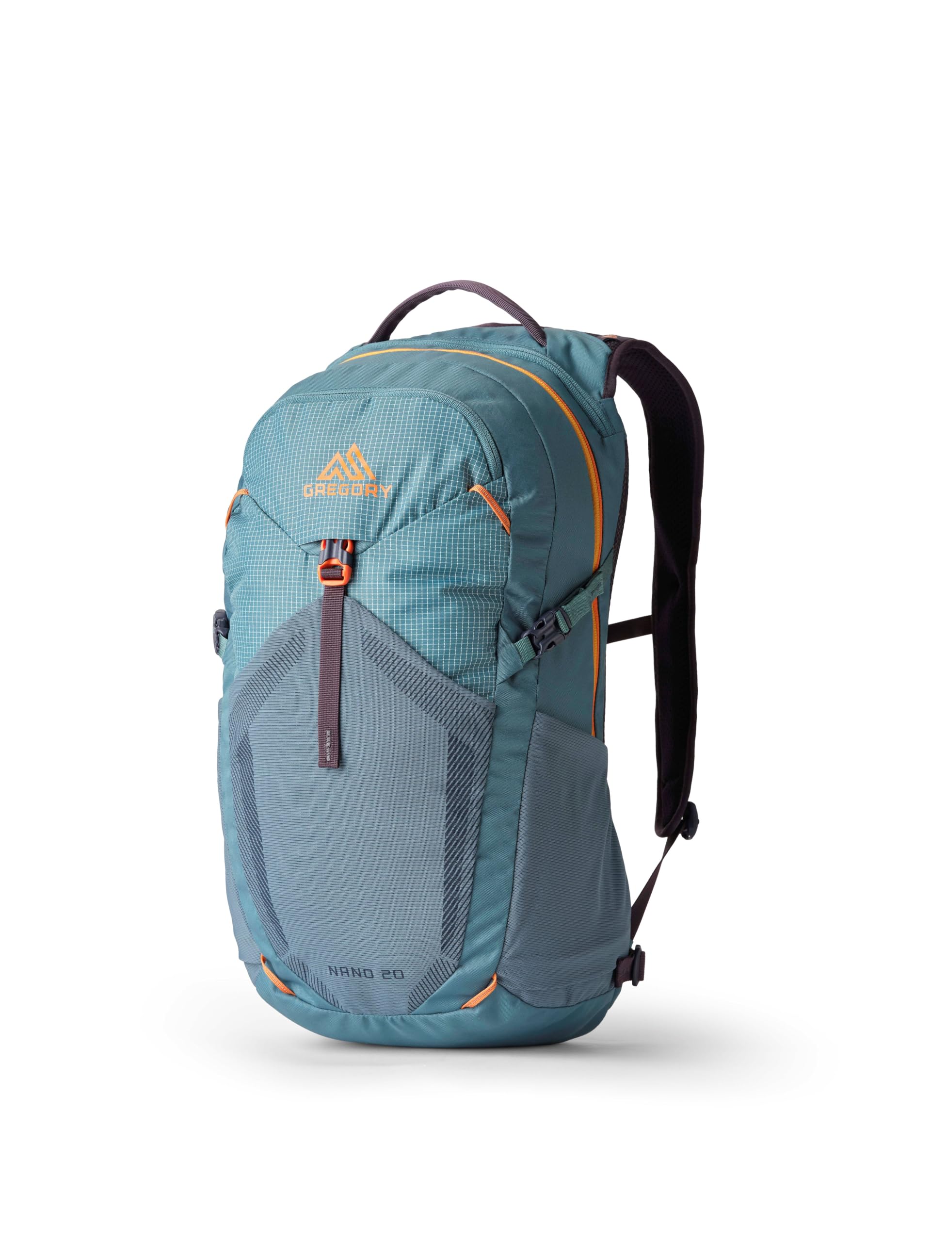 Gregory Essential Hiking - Nano 20 - Casual Backpack, 52 cm, 20 L, 0.54 KG, Lightweight day backpack, Reservoir Compatible, Colorful backpack, Blue (Rio Blue)