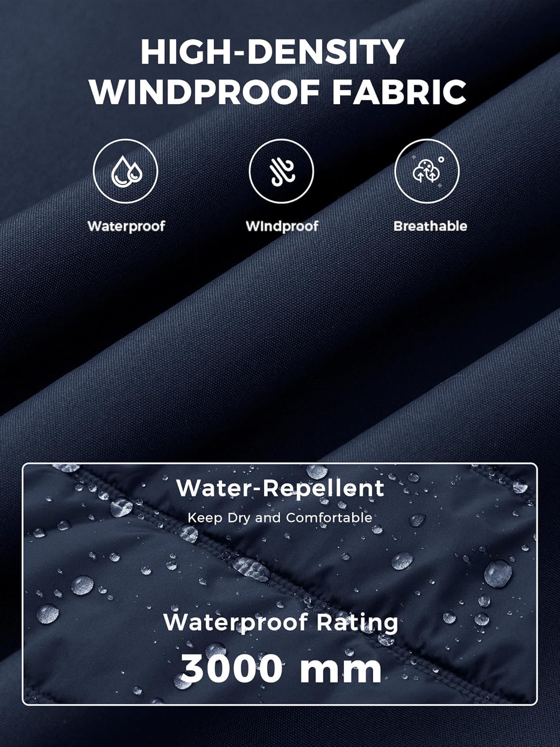 wantdo Men's Puffer Jacket Warm Waterproof Winter Coat Hooded Parka Jacket (Regular and Big Size) - Image 6