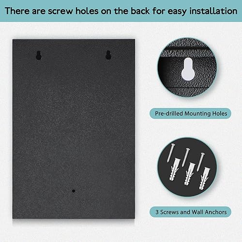 Miniatura 5 de KYODOLED Caja de bloqueo de almacenamiento para llaves con llave, organizador de gabinete de llaves con bloqueo, caja de administración de 60 llaves