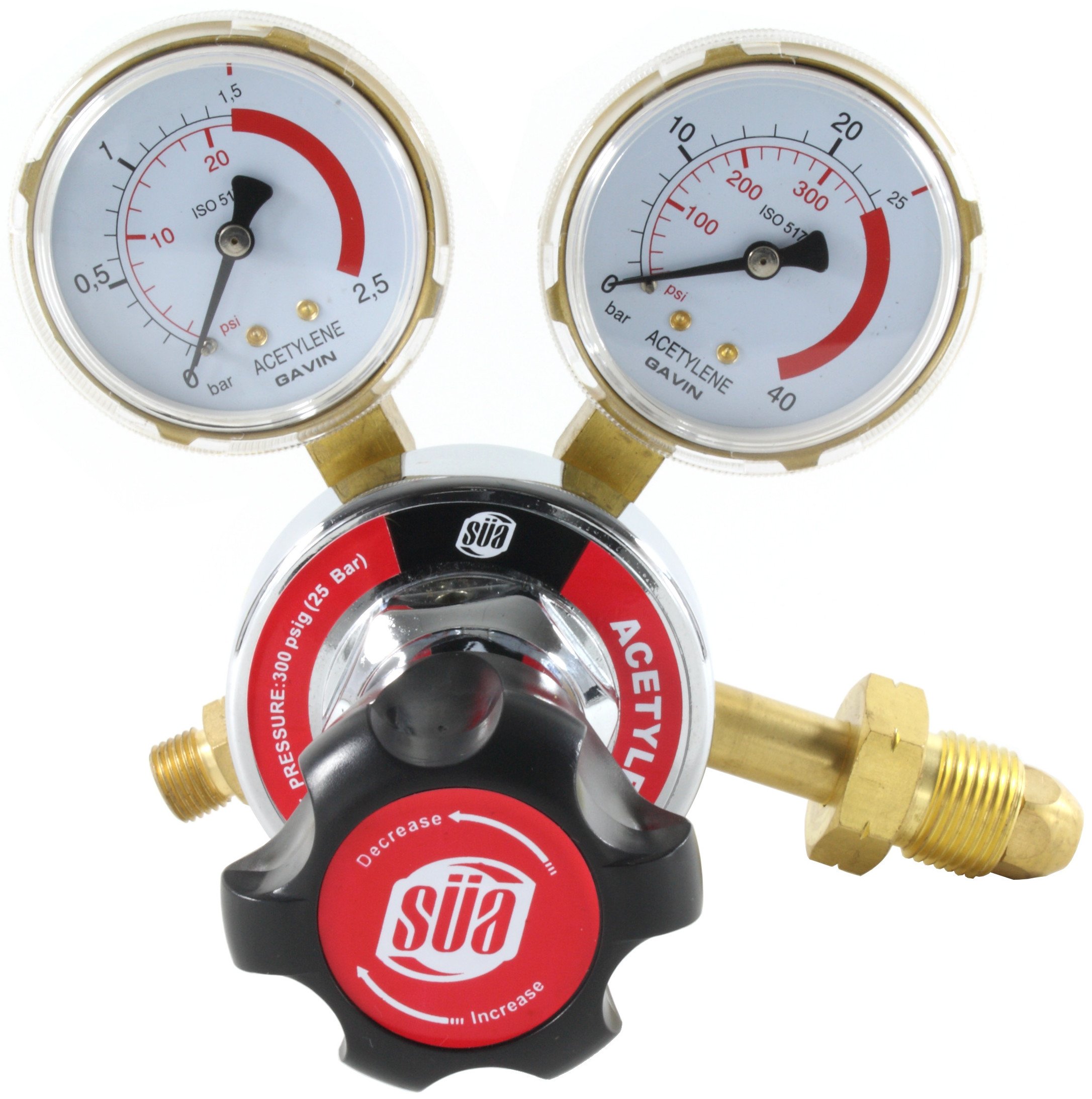 SÜA - Acetylene Regulator - Welding Gas Gauges - 25HX Series
