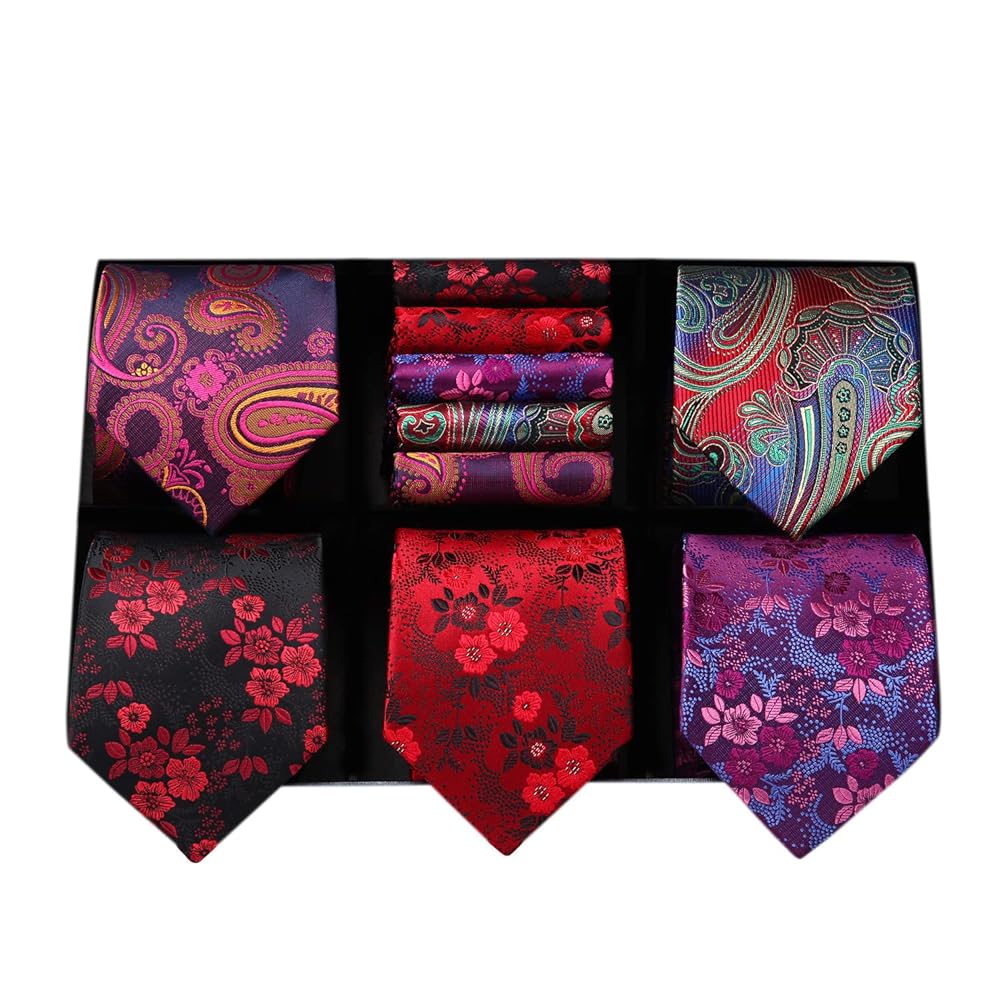 Amazon.com: HISDERN Men's Necktie Collections, Lot 5 PCS