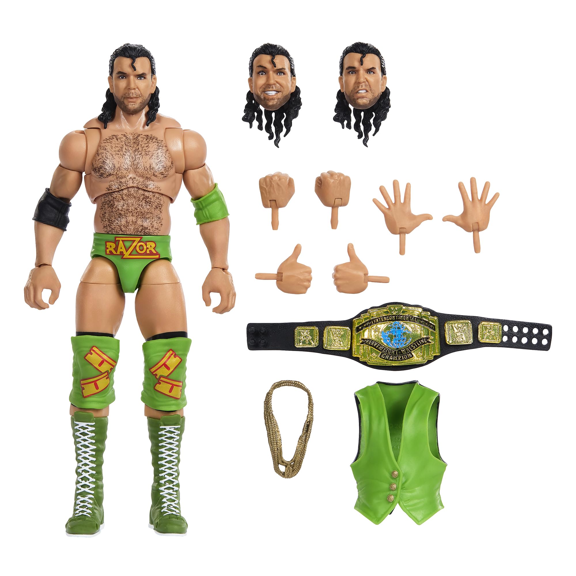 WWE Elite Ultimate Razor Ramon レイザー•ラモン Amazon.com: Mattel WWE Razor Ramon Ultimate Edition Action