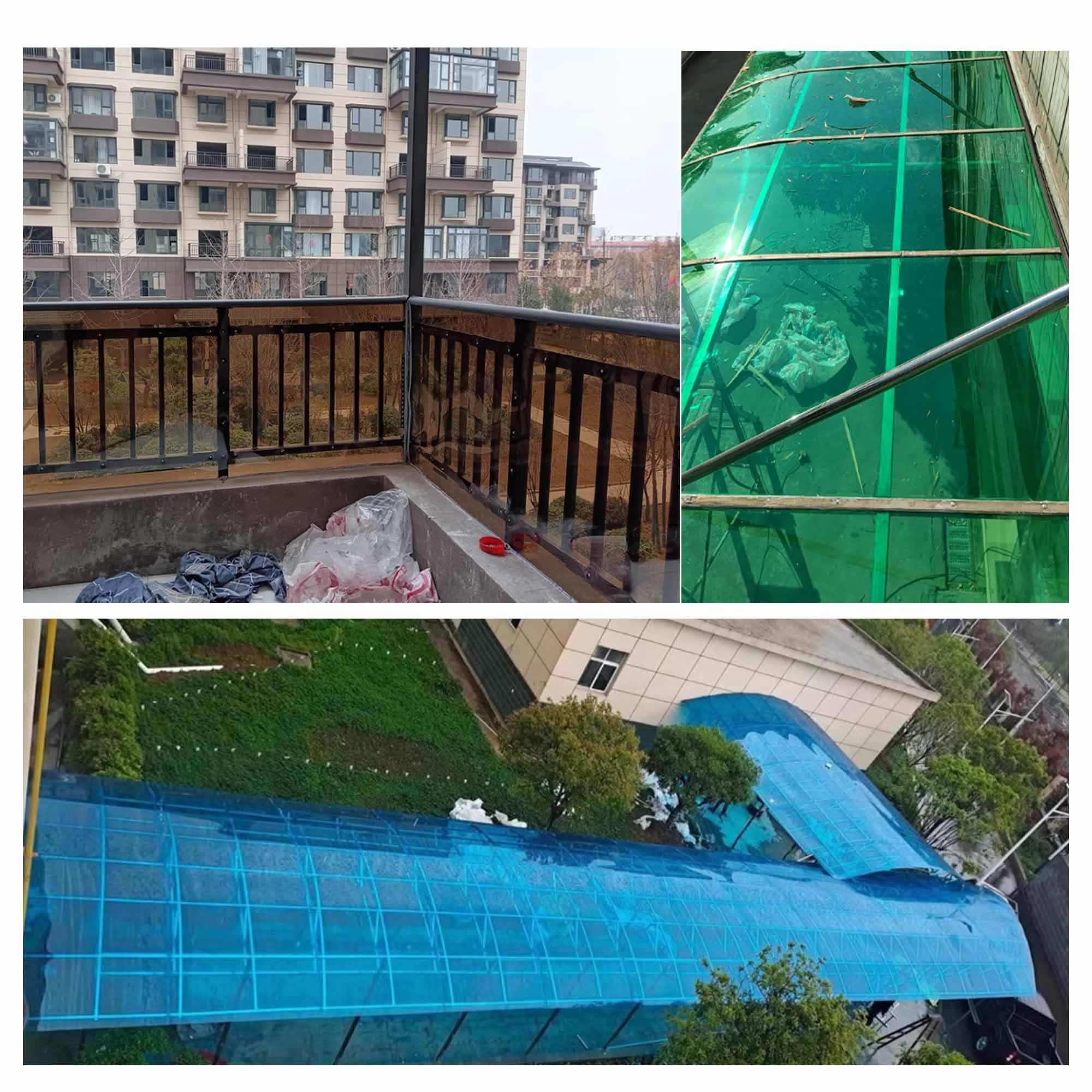 Panel de techo de policarbonato transparente de 1,2 mm de grosor, duradero, repuesto perfecto para patios y divisores (marrón, 1 x 6 m)