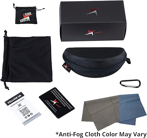 Miniatura 7 de X Power ANSI Z87+ Lentes de sol de seguridad extra grandes para fines de semana resistentes a los impactos, lente y marco de policarbonato (hechos