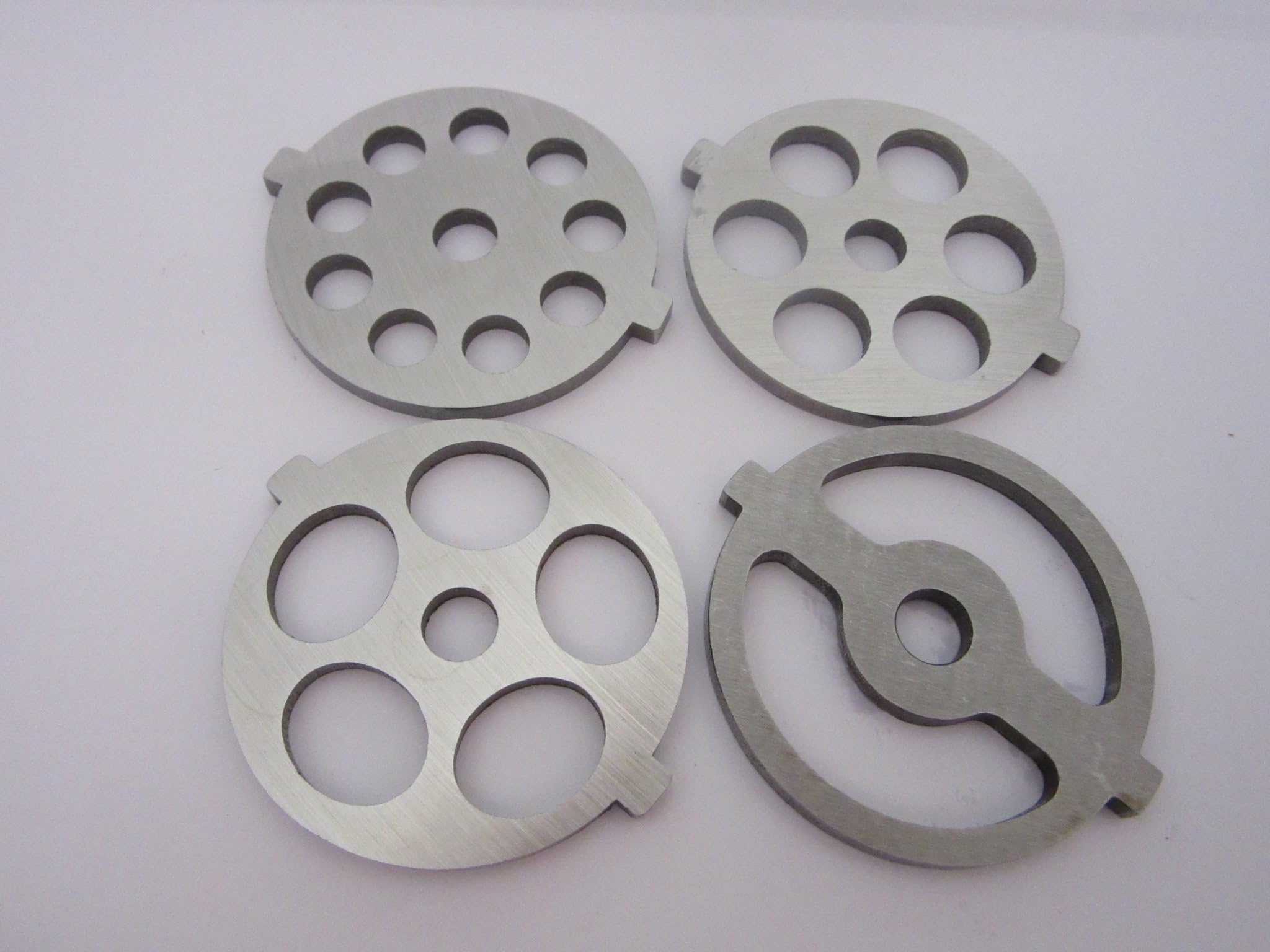 (4) New Grinding plate discs for Kitchenaid Mixer FGA Food Chopper and Meat Grinder