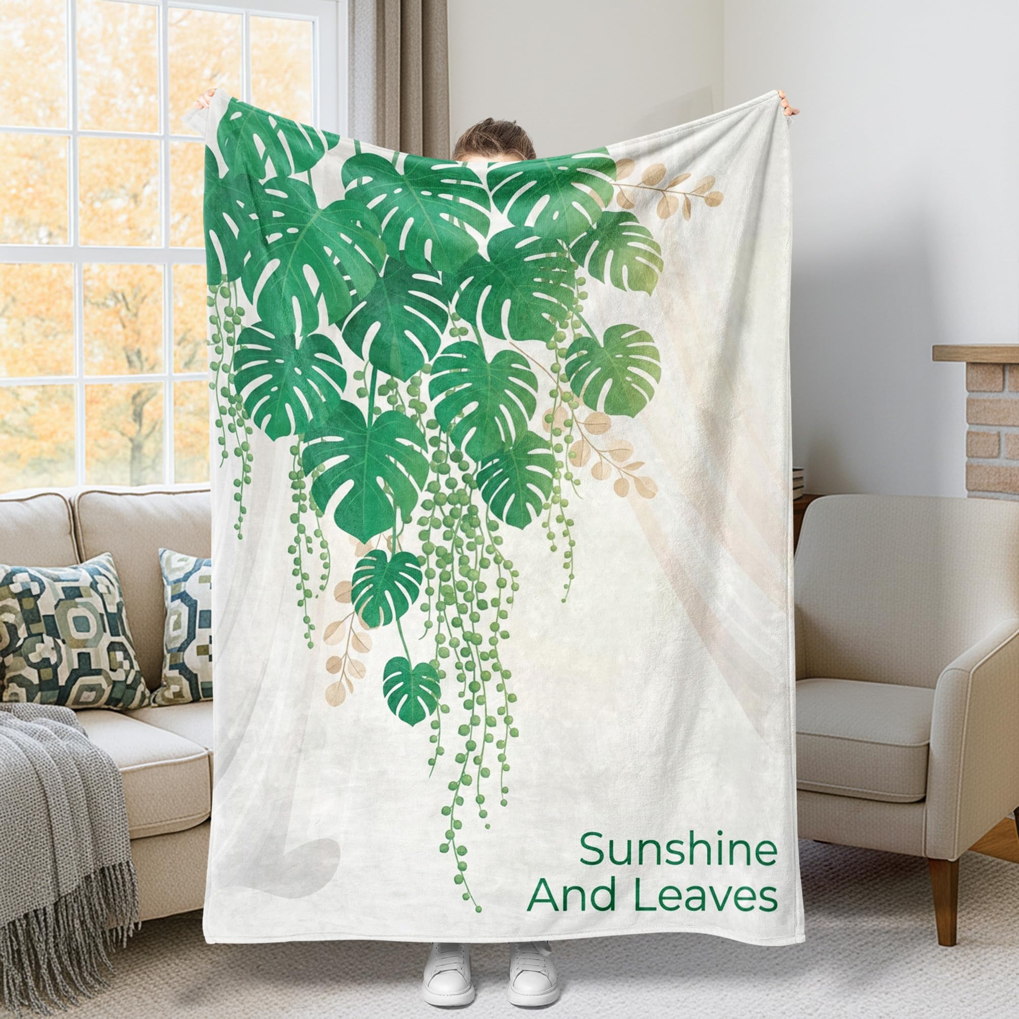 Couverture Monstera compacte pour lutter contre le froid au bureau