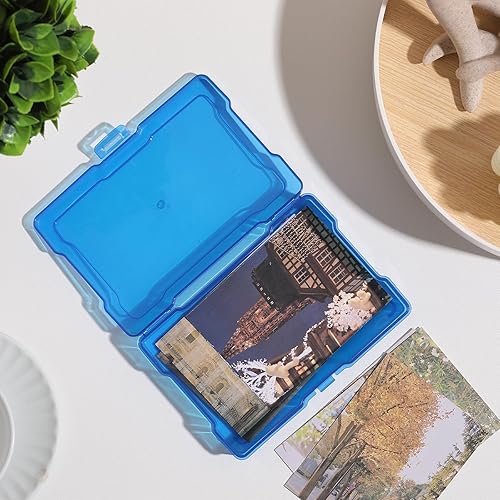 Miniatura 4 de novelinks - Cajas de almacenamiento de fotos transparentes de 4 x 6 pulgadas - Estuches organizadores de fotos, contenedores de almacenamiento de