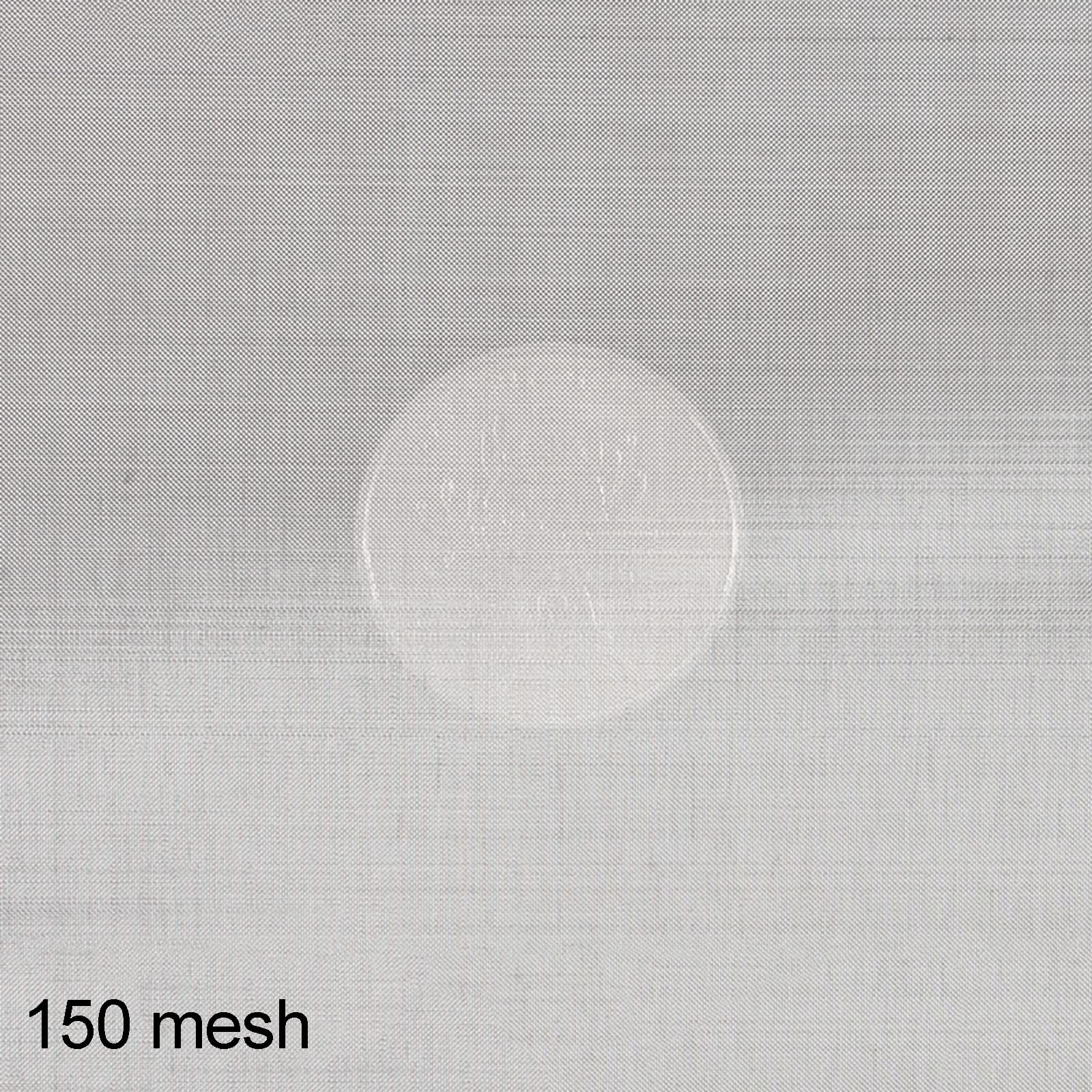 LJISEHG 316 malla de alambre de pollo de acero inoxidable 150Mesh 39.3x39.3 pulgadas de trabajo hecho a mano de la pantalla de filtración(150)