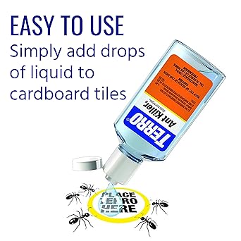 TERRO 1 oz Liquid Ant Killer - Attract and Kill Household Ants - Indoor Ant Killer - T100-12, Works Fast