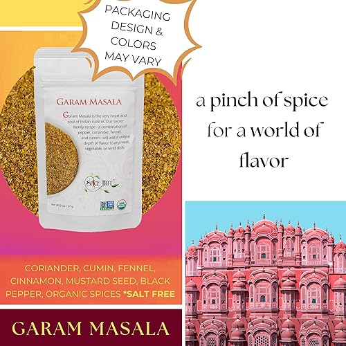 Vista 61 de The Spice Hut Dal Masala orgánico, mezcla rápida y fácil de especias para cocina india, con sal de 3.5 onzas