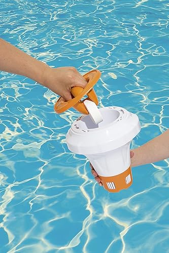 Miniatura 8 de Flowclear - Dispensador de productos químicos flotantes para piscina con guante ChemGuard