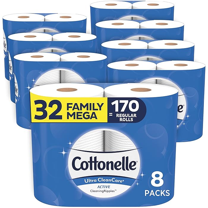 Buy Cottonelle Ultra Clean Toilet Paper with Active CleaningRipples