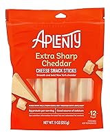 Vista 1 de Aplenty - Palitos de queso cheddar extra afilados de la marca Tienda, 9 onzas