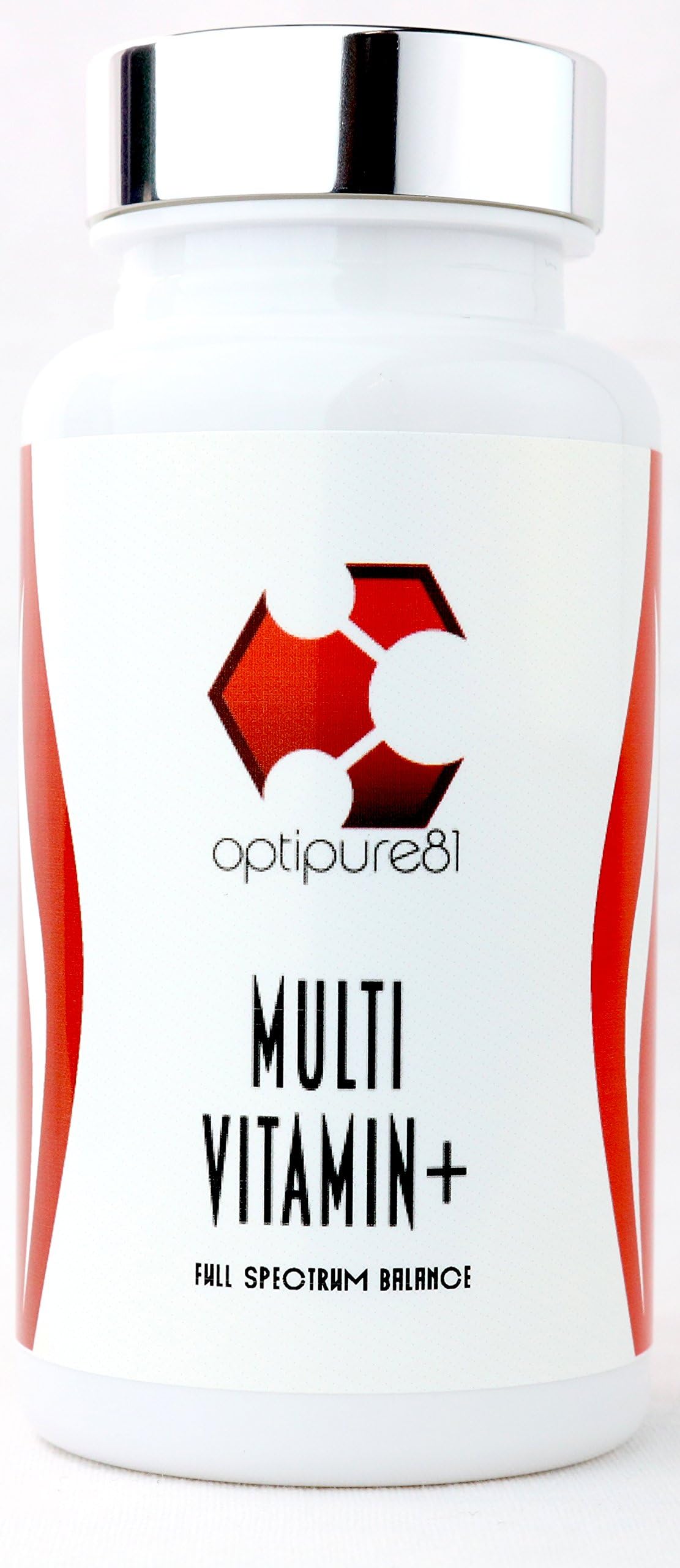 Optipure81's Multi Vitamin+ 120 Tablets | Full Vitamin Spectrum for Men and Women | Made in Great Britain