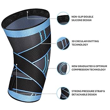 Amazon.com: ZJMQJ Knee Brace with Straps for Women/Men, Knee