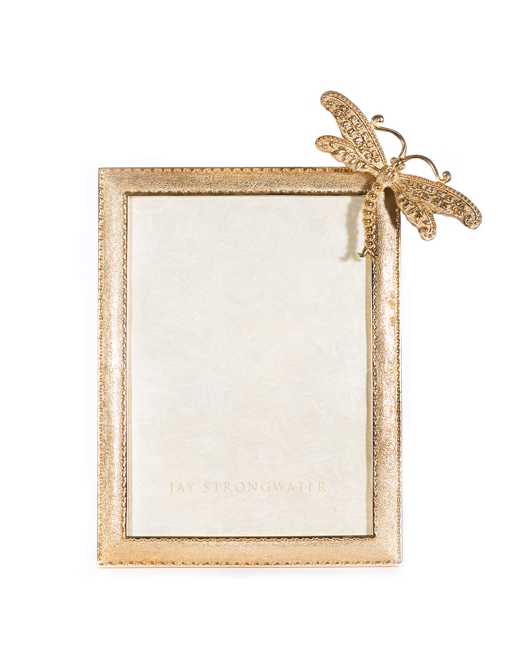 Jay Strongwater Tori Dragonfly 5" x 7" Photo Frame