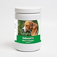 Vista 139 de Healthy Breeds Golden Retriever - Aceite de salmón masticable suave, 90
