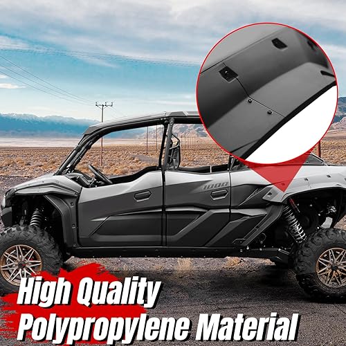Vista 13 de A & UTV PRO Guardabarros delantero XXL para RZR XP 1000, más amplio, extendido, para Polaris RZR XP 1000/Turbo/S 1000/900/900 S 2 o 4 plazas