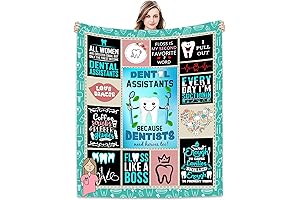 Dental Assistant Appreciation Blanket - Perfect Gift for Dental Assistants Week