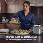Ninja BN400C, Nutri-Blender personnel Pro avec la technologie Auto-iQ, Argent, 1000W