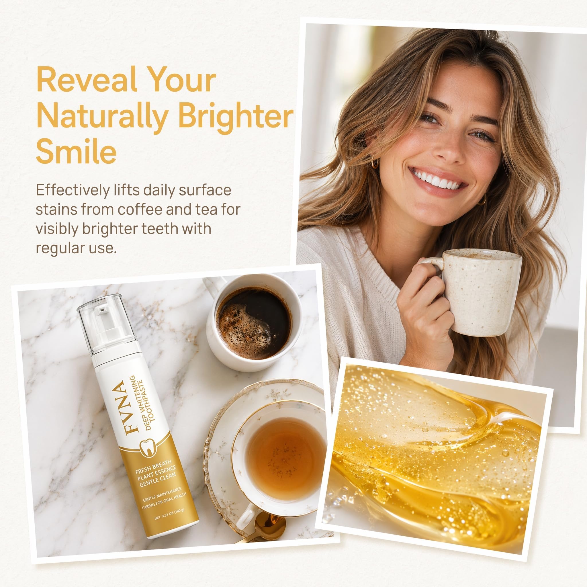 Dentifricio sbiancante, pulizia profonda, protezione delle gengive e alito fresco, rinforza i denti, sbiancante, formula naturale, per uomo e donna