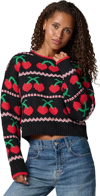 Florence by Mills Womens Cherry Love Sweater