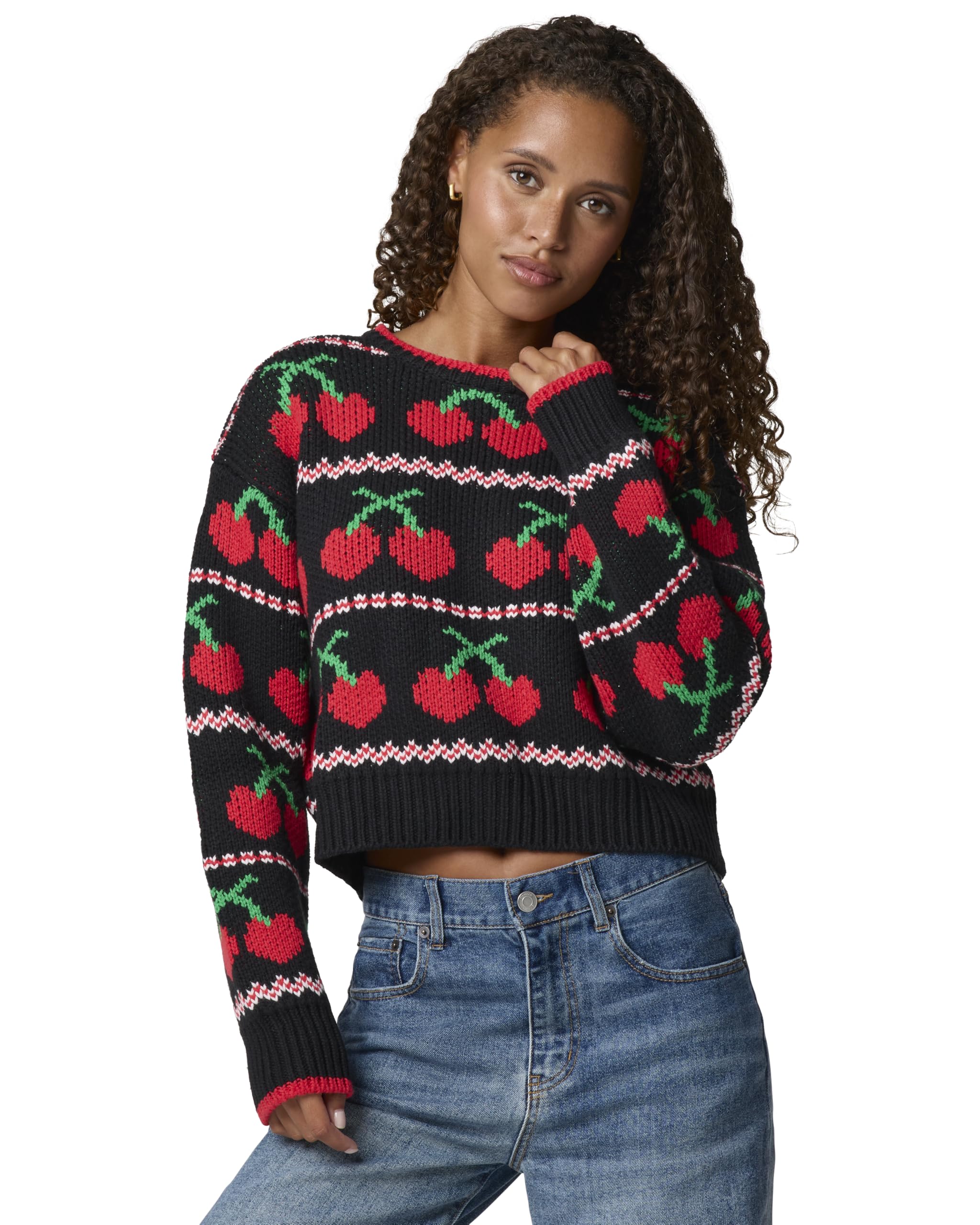 Florence by Mills Womens Cherry Love Sweater