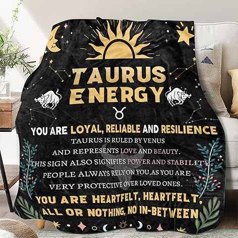 Taurus Gifts for Women, Taurus Blanket 60