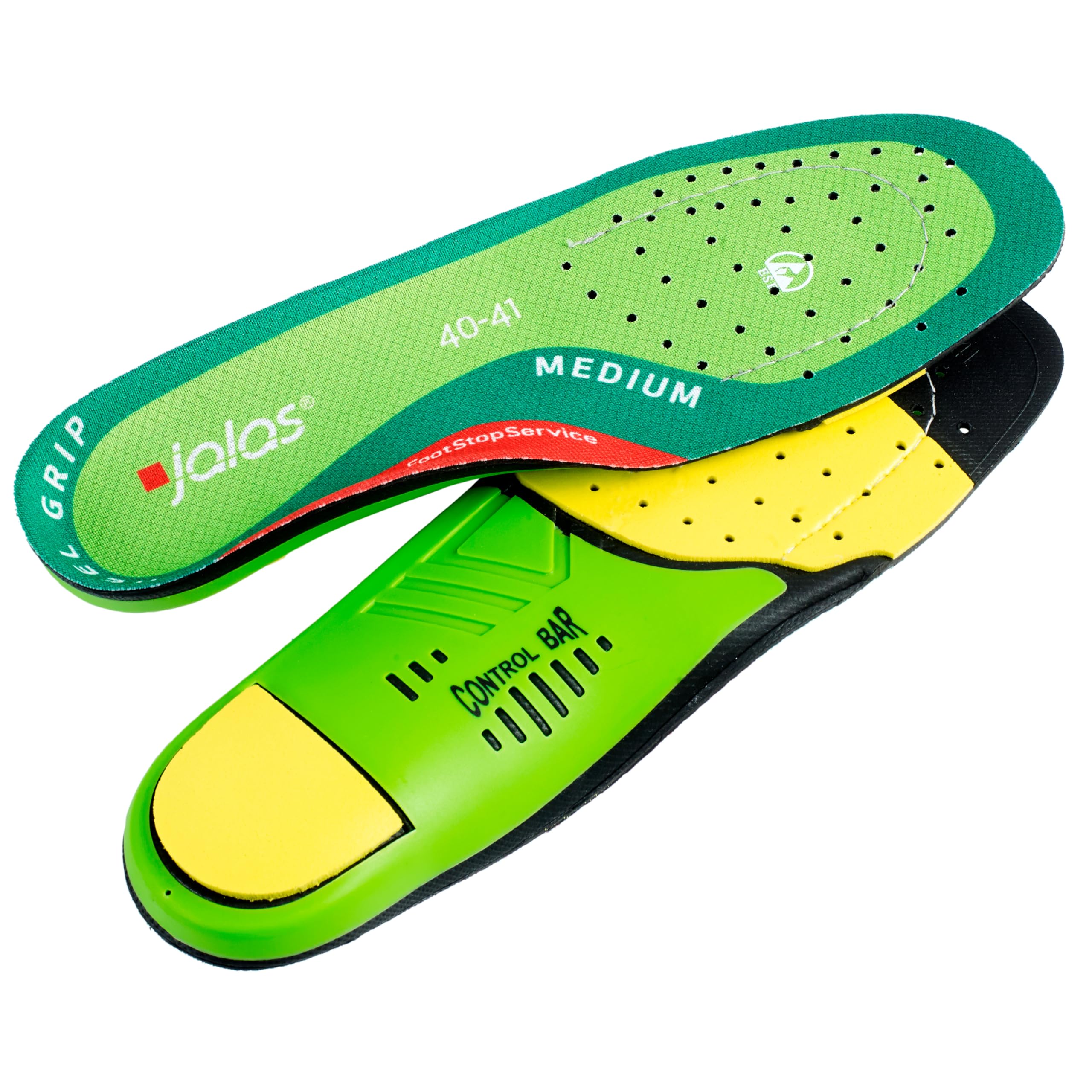 Jalas Einlegesohle Neutralizer 8710M Medium Arch - Einlegesohle für mittelhohe Fußgewölbe mit ESD und Antistatische Eigenschaften, 45