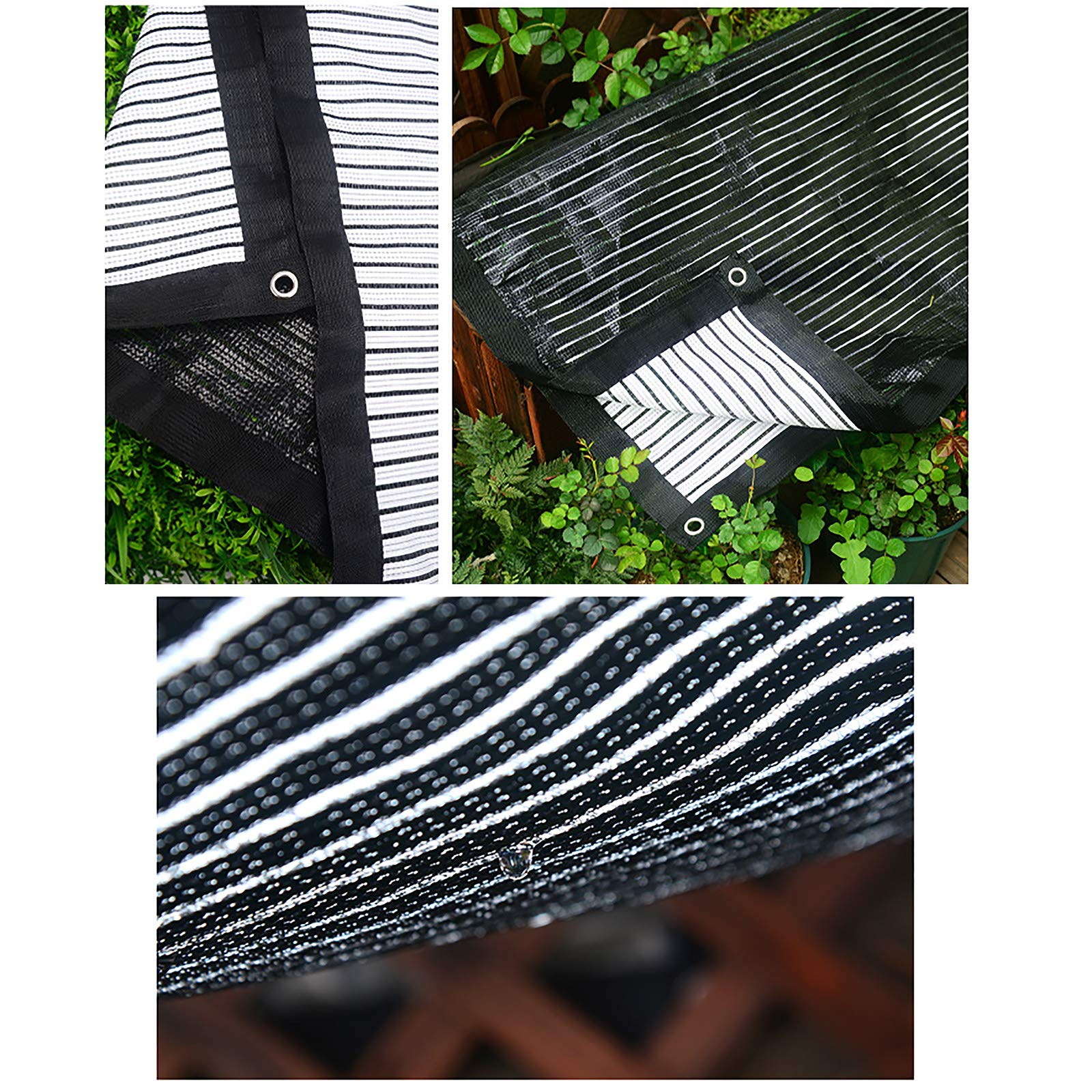 75 % de bloqueo UV e tela de bloqueo solar para patio al aire libre y plantas de jardín, red solar para una protección eficaz de las plantas