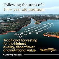 Vista 4 de BESTER CAVIAR Caviar de esturión Osetra de primera calidad, huevas negras de Malossol Ossetra cosechadas tradicionalmente con cuchara de nácar