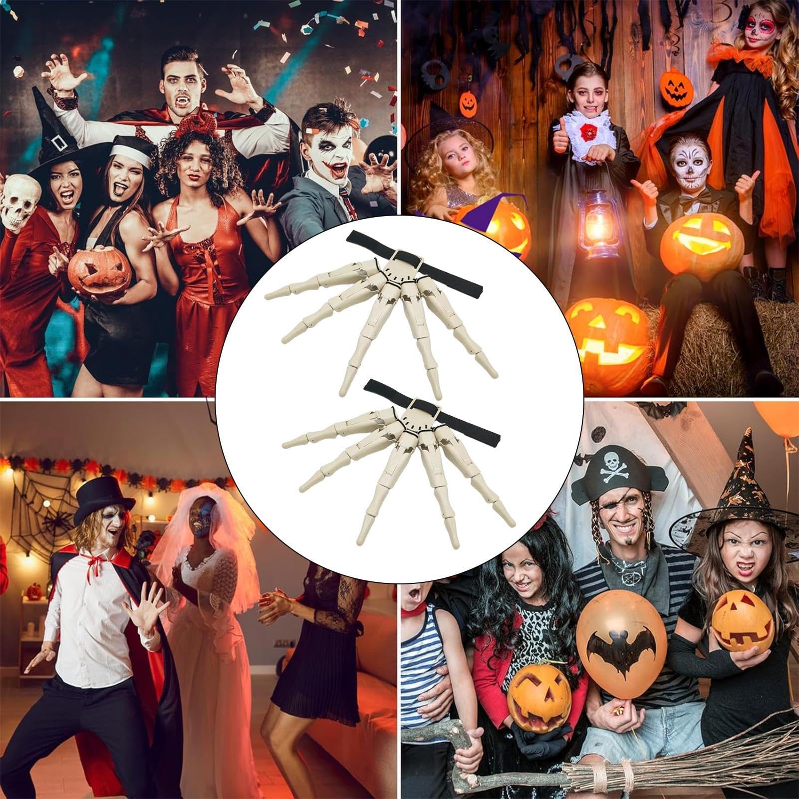 QUETO Extensions De Doigts Articulées, Doigts Articulés D'Halloween