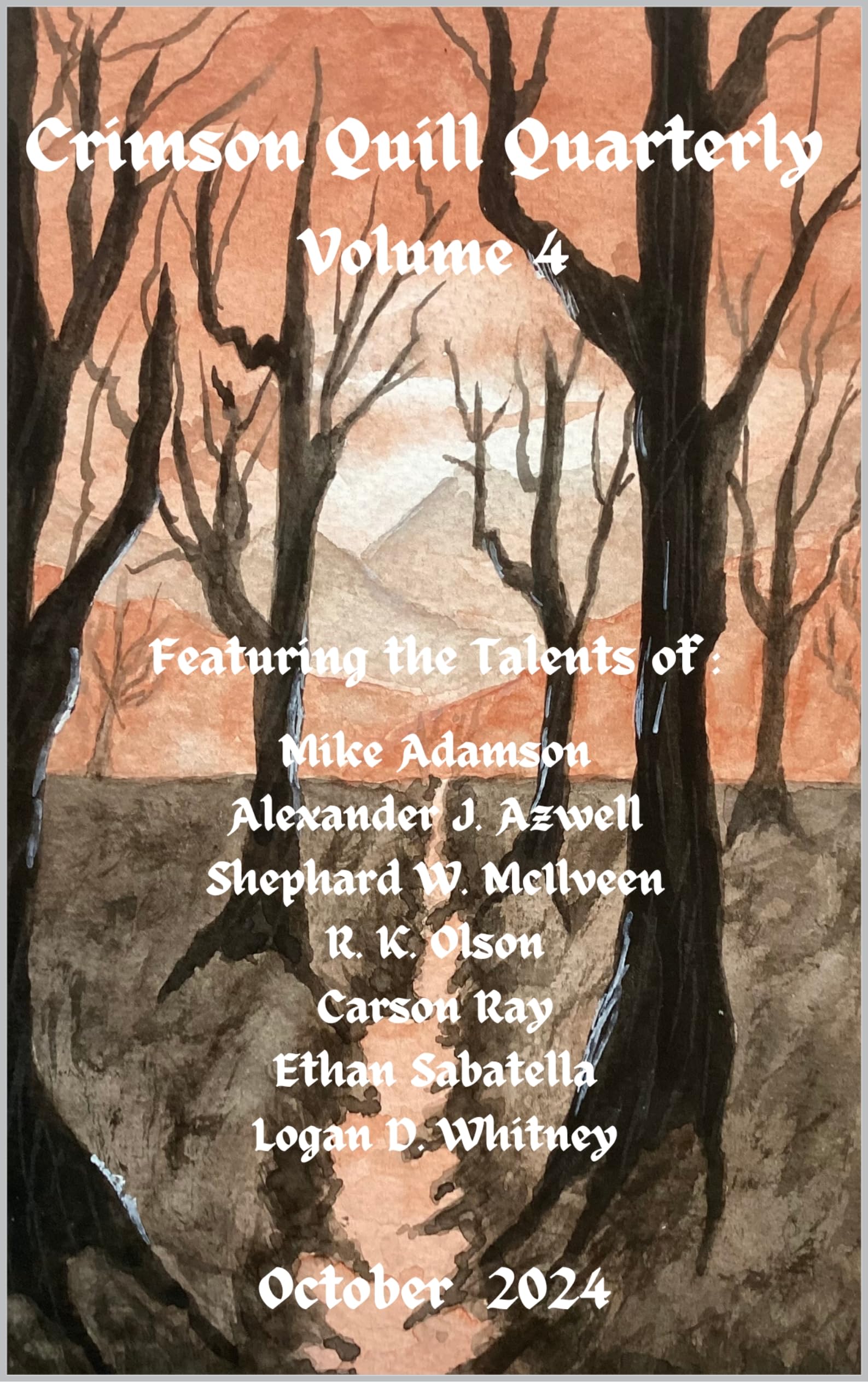 Cover of Crimson Quill Quarterly, October 2024