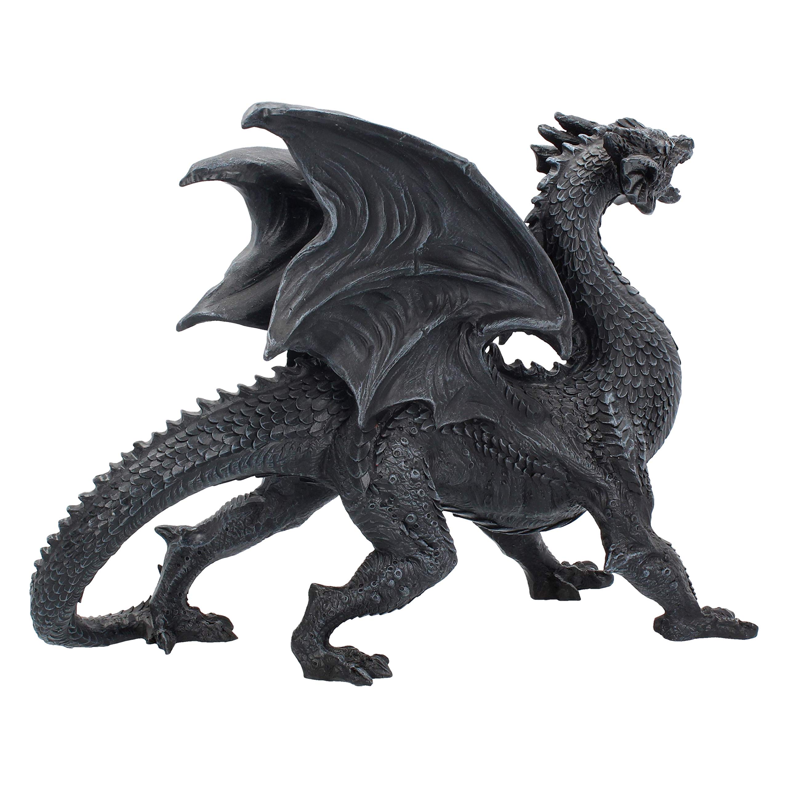 Nemesis Now Dragon Watcher - Figura Decorativa (28,5 cm), Color Negro