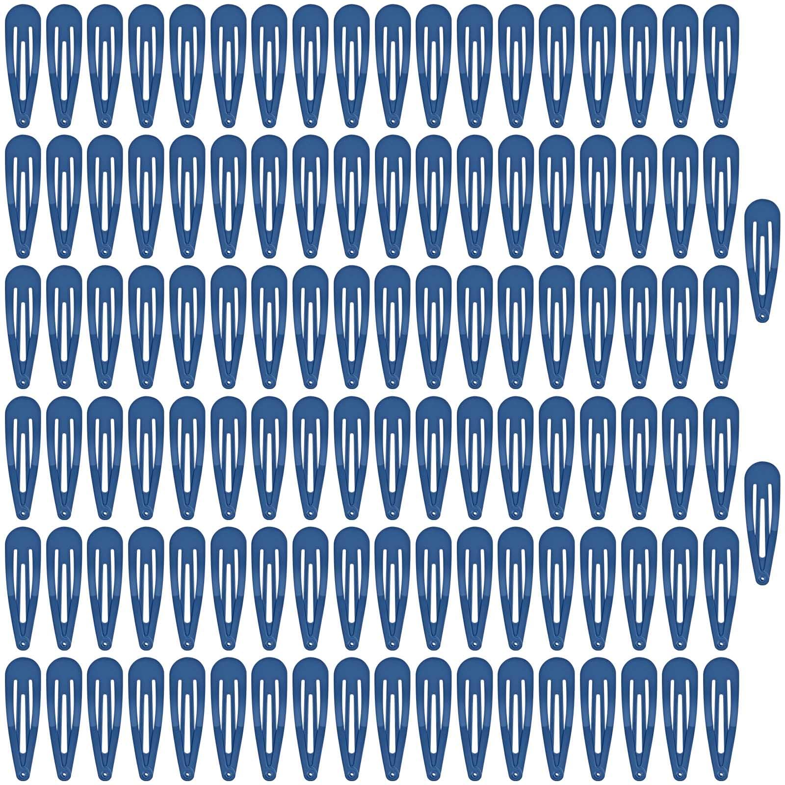 LOPHE Hair Clips, 110Pcs 2 Inch Metal Snap Clips, Kids Barrettes Girls' Hair Accessories, BB Cute Hair Clips