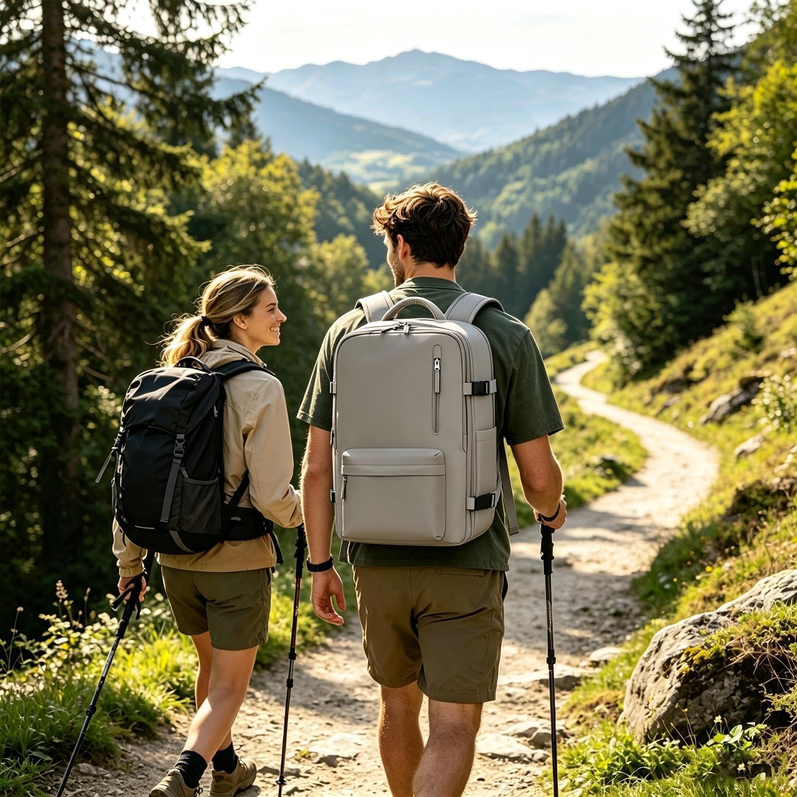 Zaino Con Scomparto Separato Per Scarpe Zaino Da Viaggio Per Computer | Grande Capacità Viaggi Palestra Lavoro Scuola Pendolarismo Escursioni Spiaggia