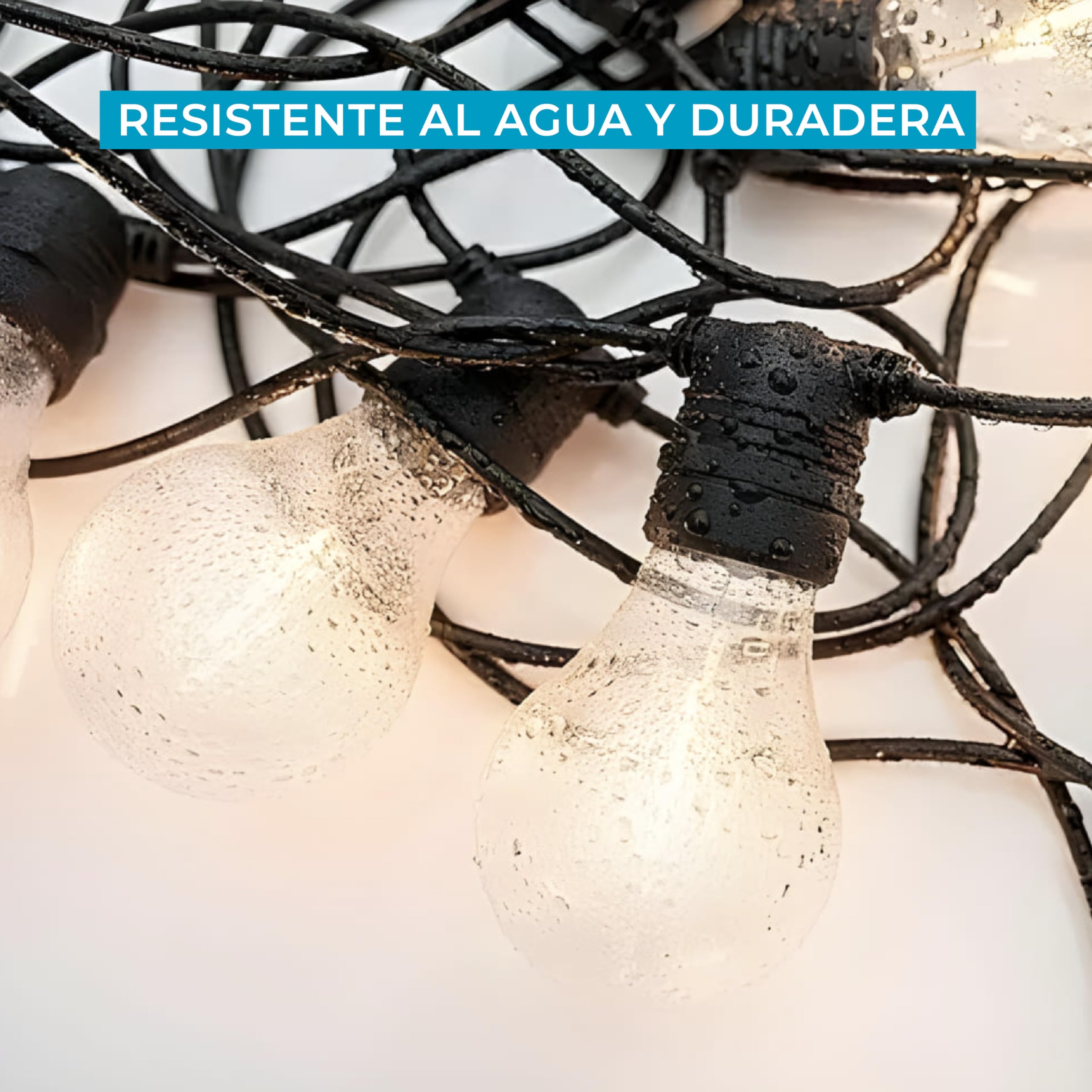 ALLEGRA Solar-Lichterkette, wiederaufladbar, für den Außenbereich, 10 LEDs, Schwarz New Garden