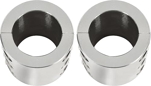 Miniatura 2 de HECASA Abrazadera de tubo de cuello dividido compatible con abrazaderas de barra de rollo de tubo de acero de tamaño OD de 1.875 pulgadas, pernos