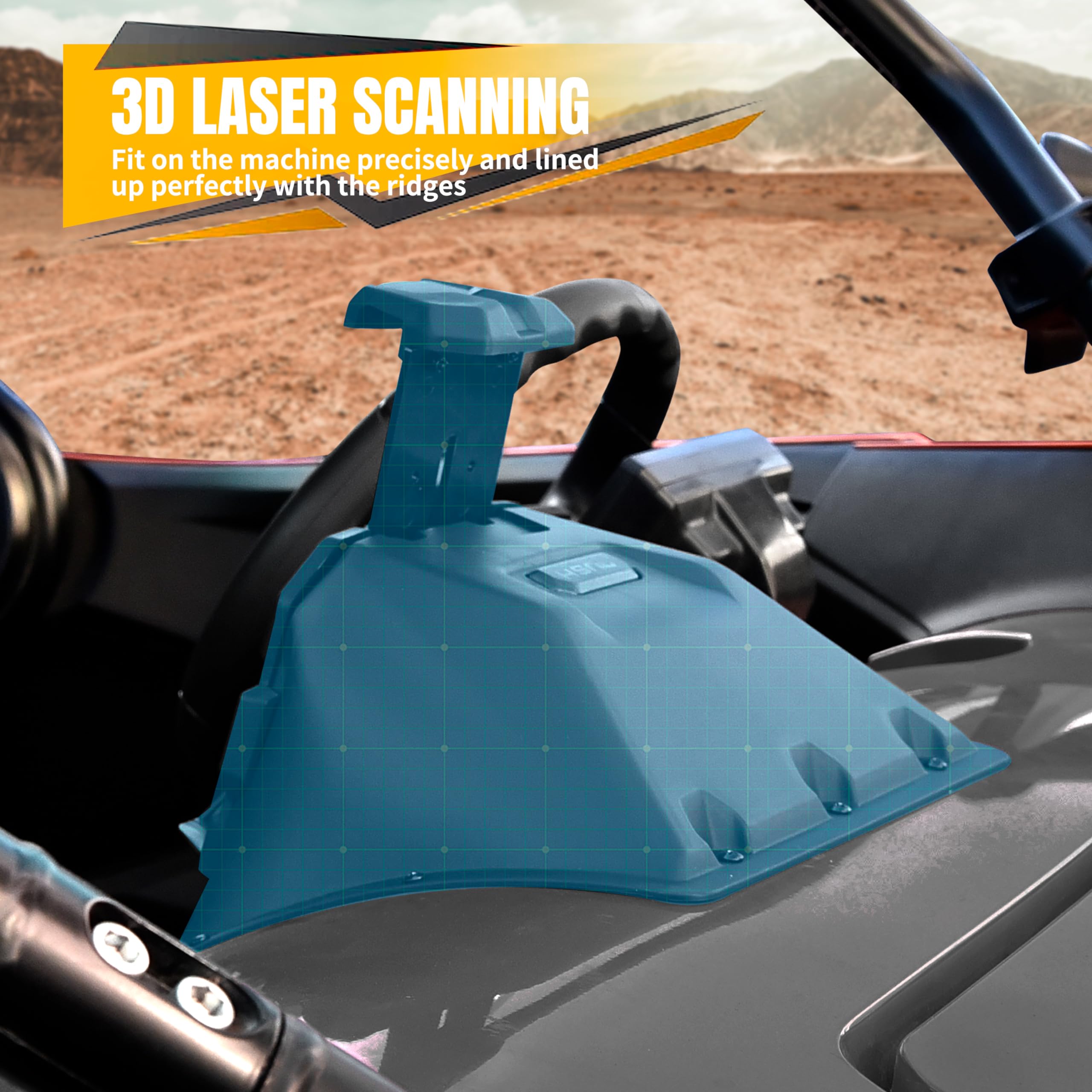 POKIAUTO Phone Table Holder for CFMOTO ZForce 950, Ipad GPS Mount with Storage Box for CFMOTO ZForce 950 HO EX 2022-2024 / Sport 2020-2022 Accessories