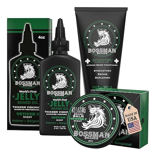 Vista 57 de Bossman Bálsamo relajante para barba - Crema domadora, espesante, relajante y suavizante y producto para el cuidado de la barba, fabricado