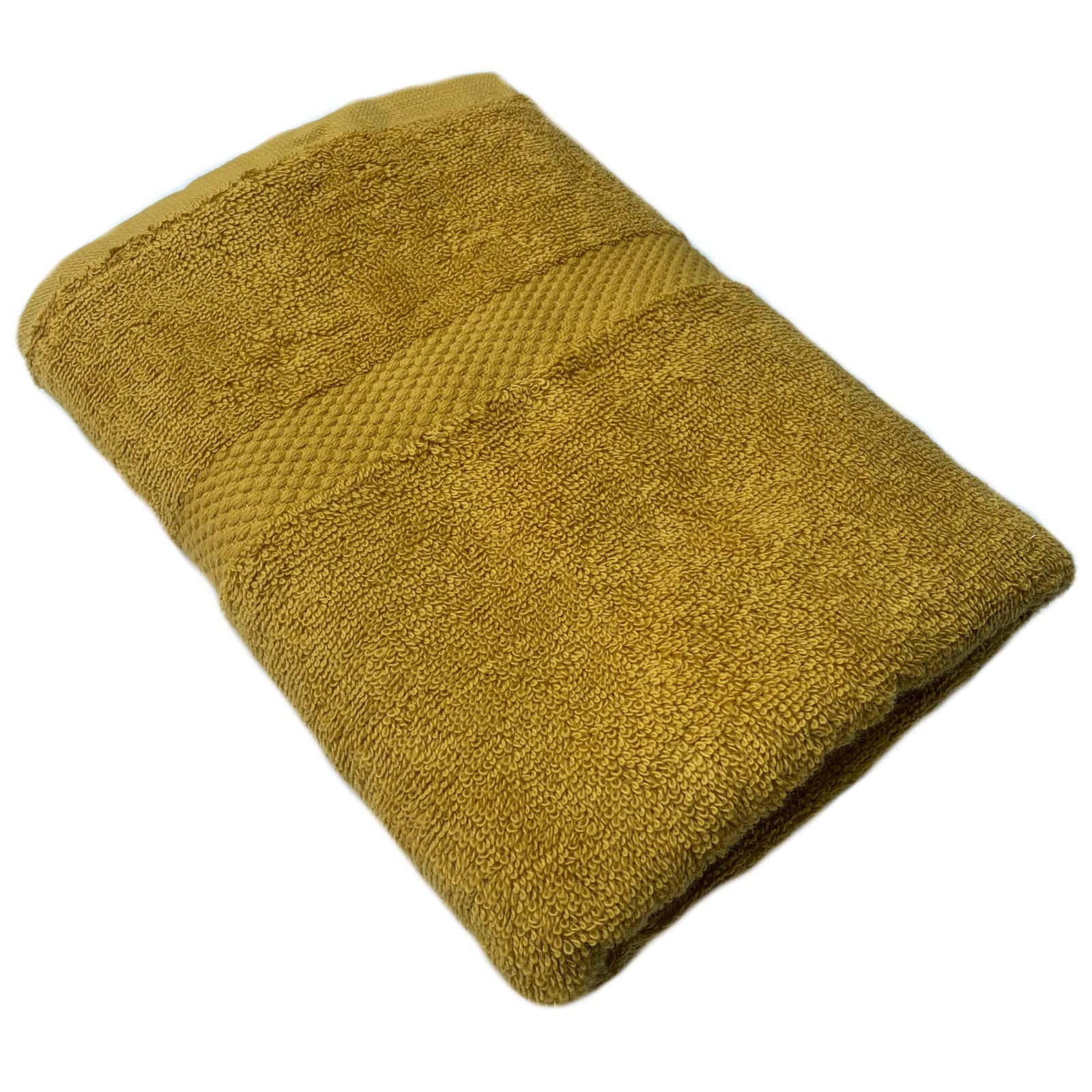 Sue Rossi 100% Egyptian Cotton Towels Premium 600 GSM Thick, Plush & Soft Highly Absorbent, Quick Dry Home Or Hotel Bathroom Towel Lint Free (Hand Towel, Mustard Yellow)