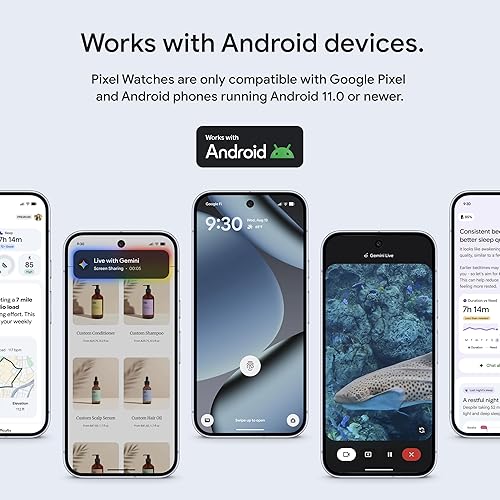 Miniatura 13 de Google Pixel Watch 4 (1.614 in) - Reloj inteligente Android - Ritmo cardíaco y seguimiento del sueño - Batería de 30 horas - Seguimiento de fitness