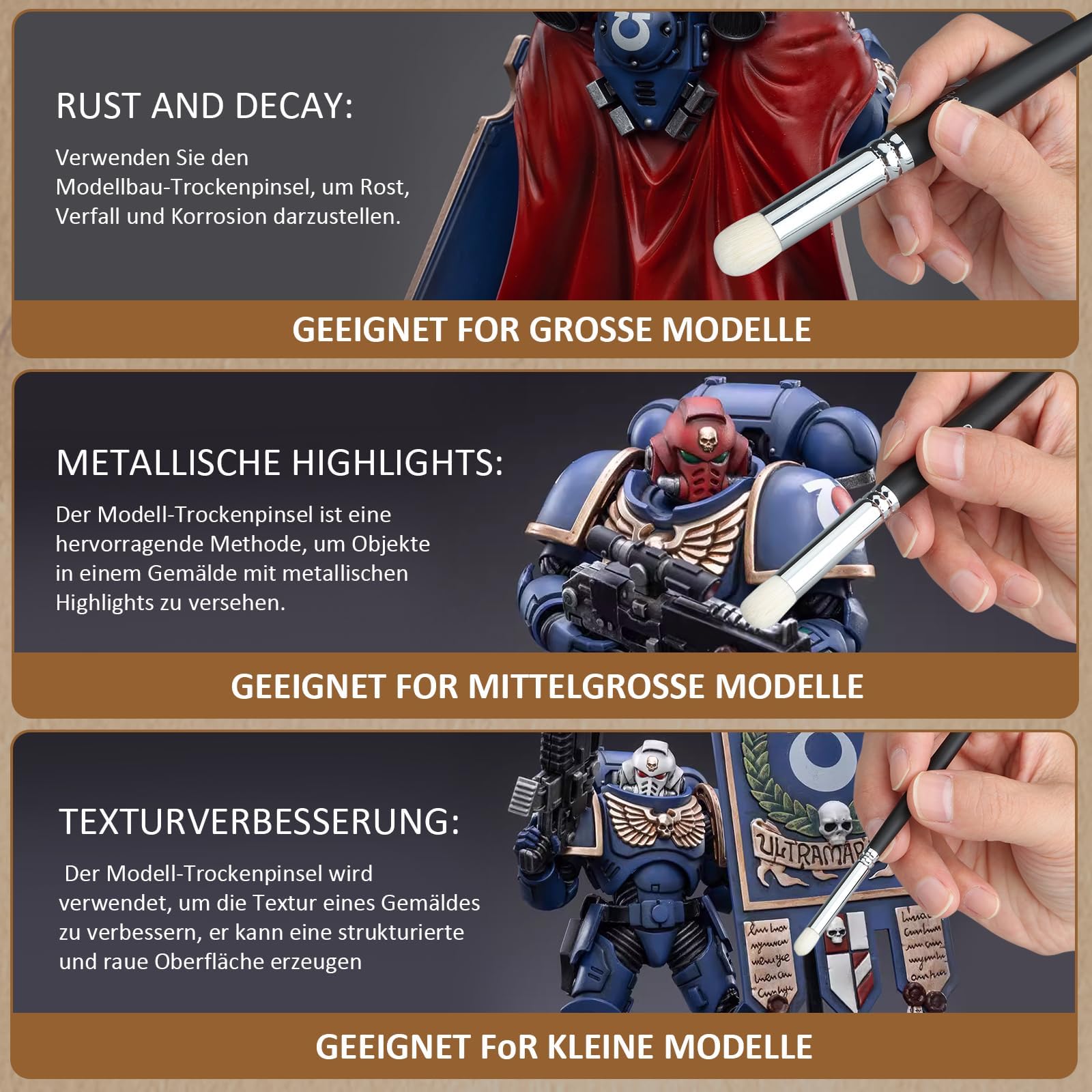 Fine Detail Penselen, Dunne Penseel Miniatuur Artist Acryl Penselen Set