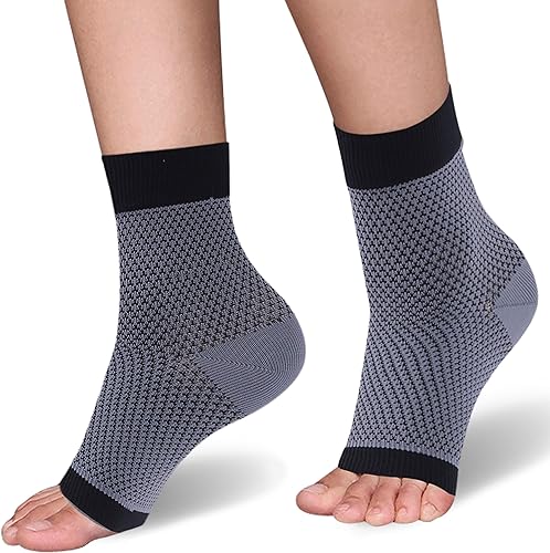 SuMade Mangas de compresión para pies para mujeres y niñas, para correr, caminar, ciclismo, soporte de arco para fascitis plantar, alivio del dolor,