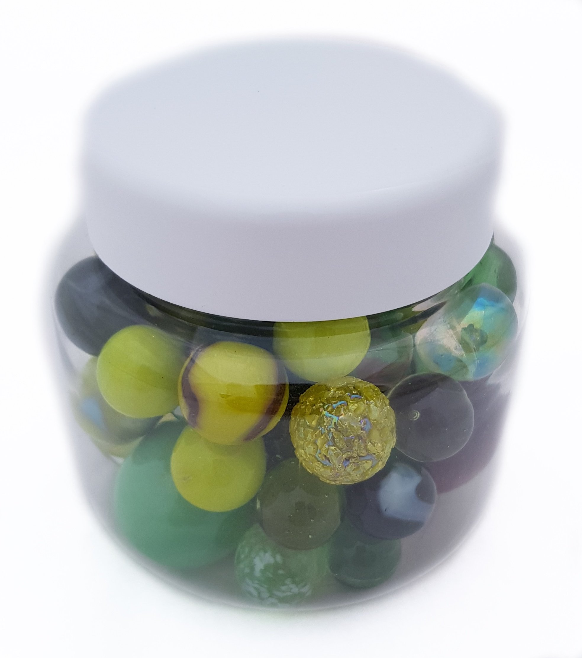 46 Billes En Bocal Code Quantum - Mammouth, Mini-Billes, Calots - Jeu De Collection Ou Partie