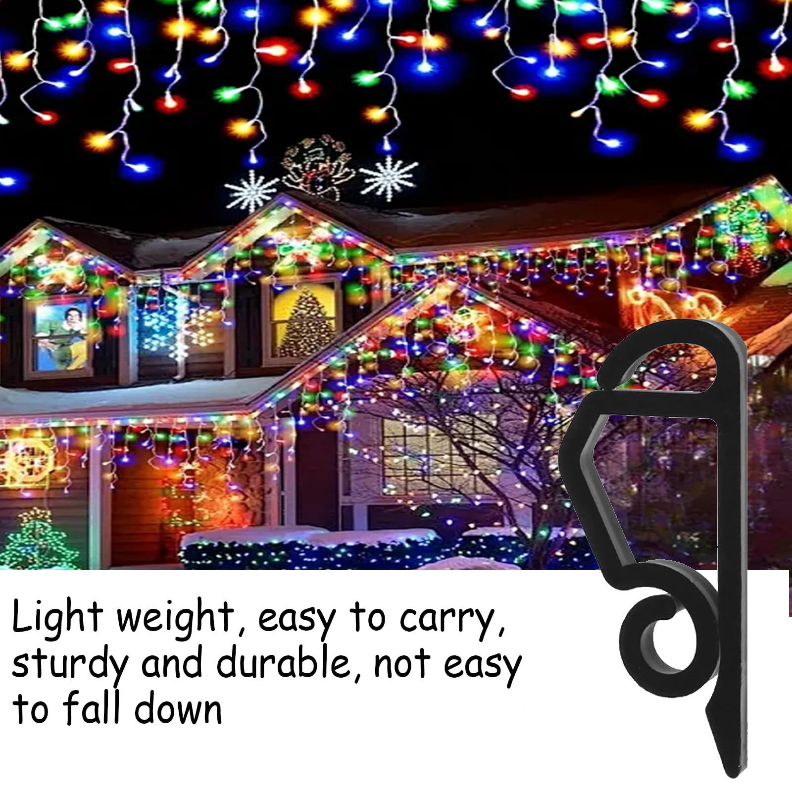 HELESIN Natalizie Luci LED Fuochi d'Artificio Luci Fatate, 120 LED Scintillio Luci Decorative 8