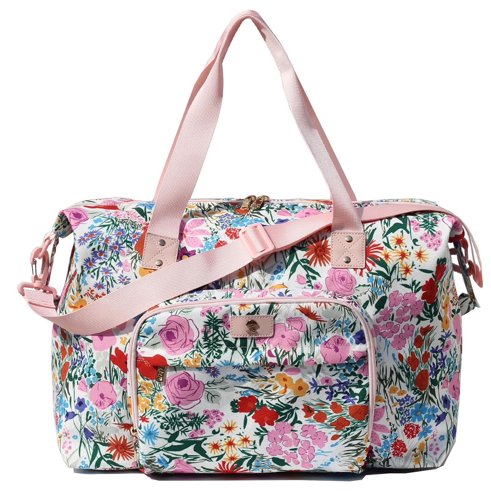 Diaper Bag Tote Travel Overnight Carry-on Duffel Gym Bag Multifunction Linen Canvas Dry Wet Maternity weekender