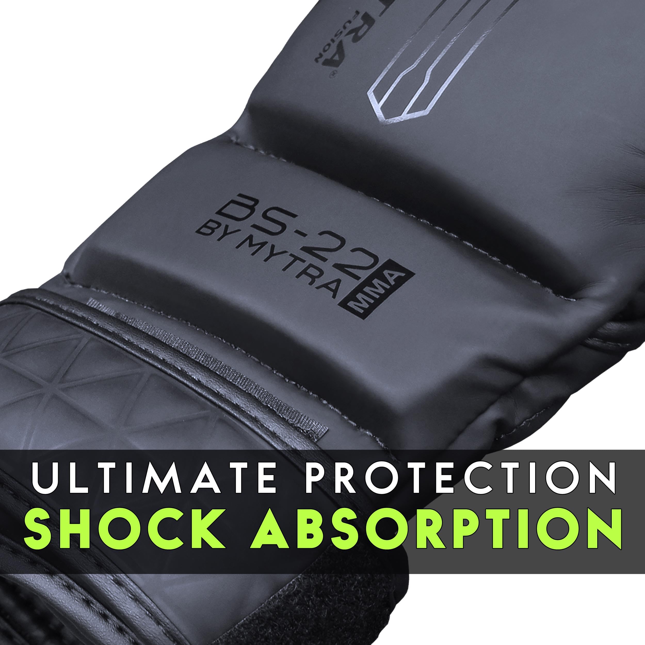 Mytra Fusion Gants MMA Hommes et Femmes Gants Sparring MMA avec Une Paume Respirante Ouverte Gants Grappling pour Le Kickboxing, Le grappin, Les Combats en Cage et Les Arts Martiaux