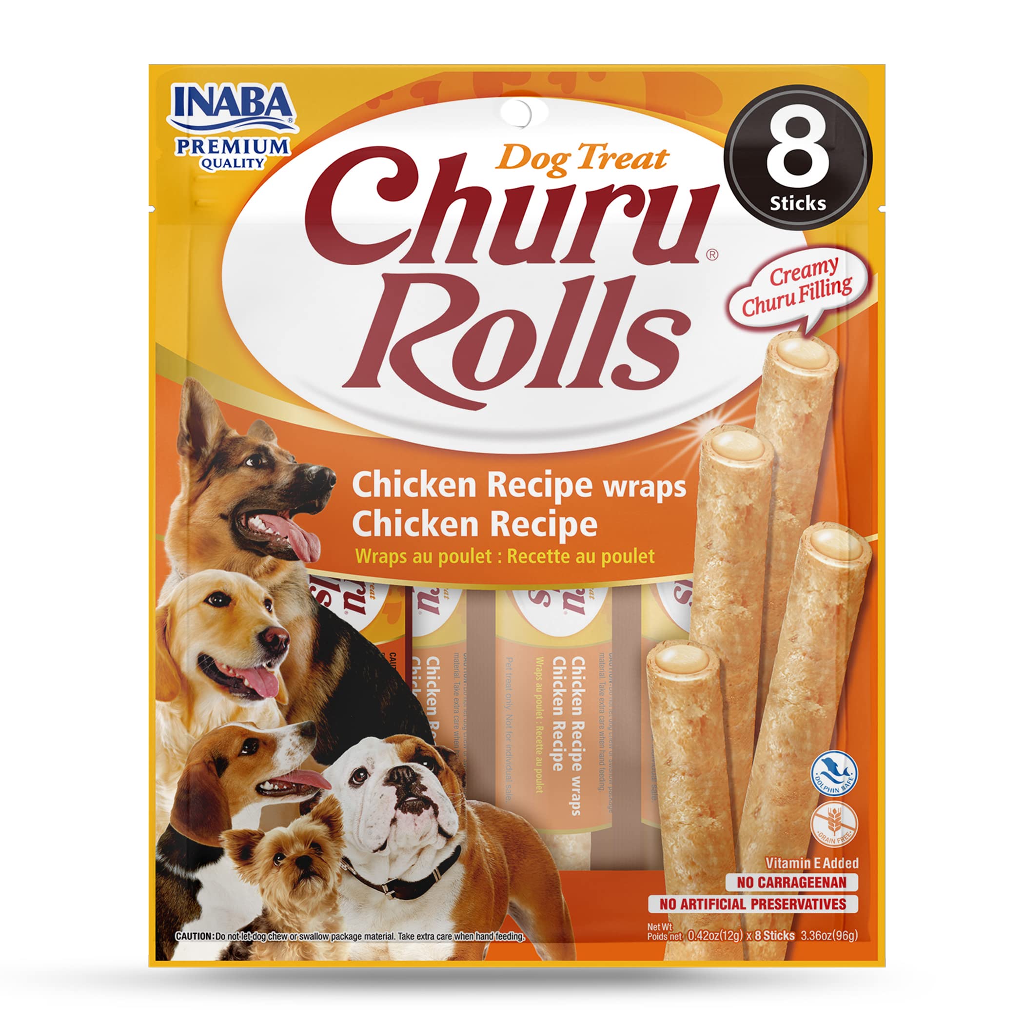 INABA Churu Chicken Recipe Wraps 96G/8 Packs Per Pack