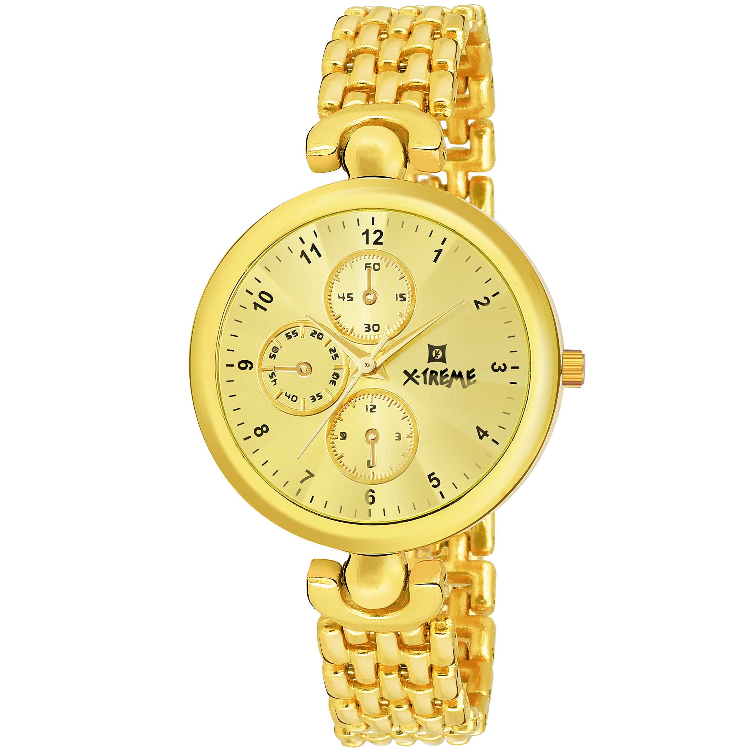 Xtreme Round Gold Dial Water Resistant Watch for Women (XM-LR512-GLG) (B07P564BRQ) Amazon Price History, Amazon Price Tracker